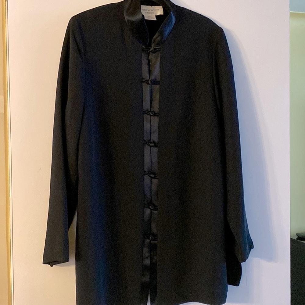 Jones New York Dress Black pant suit Sz 18W